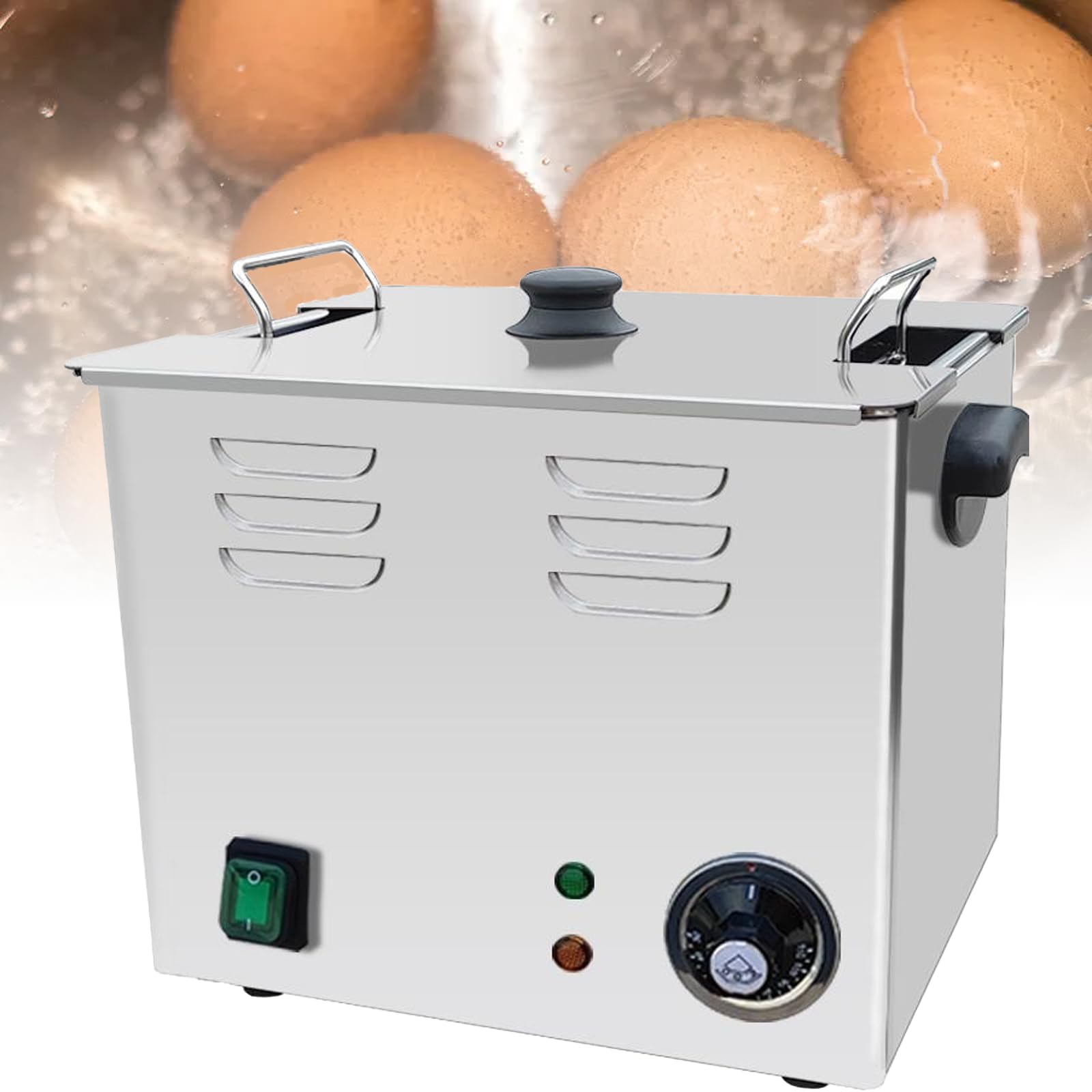 たまご 2600W 業務用卵ボイラー ステンレス製温泉卵ボイラー 卵60個収納 30